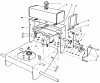 Rasenmäher Antrieb 30108 - Toro Mid-Size ProLine Gear Traction Unit, 8 hp (SN: 4000001 - 4999999) (1984) Ersatzteile FRAME ASSEMBLY