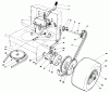 Rasenmäher Antrieb 30111 - Toro Mid-Size ProLine Gear Traction Unit, 11 hp (SN: 6000001 - 6999999) (1986) Ersatzteile AXLE ASSEMBLY