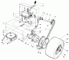 Rasenmäher Antrieb 30112 - Toro Mid-Size ProLine Gear Traction Unit, 12.5 hp (SN: 6000001 - 6999999) (1986) Ersatzteile AXLE ASSEMBLY