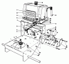 Rasenmäher Antrieb 30112 - Toro Mid-Size ProLine Gear Traction Unit, 12.5 hp (SN: 7000001 - 7999999) (1987) Ersatzteile FRAME ASSEMBLY