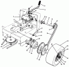 Rasenmäher Antrieb 30115 - Toro Mid-Size ProLine Gear Traction Unit, 12.5 hp (SN: 9000001 - 9999999) (1989) Ersatzteile AXLE ASSEMBLY