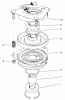Rasenmäher Antrieb 30165 - Toro Mid-Size ProLine Traction Unit, Gear Drive, 12.5 hp (SN: 200000001 - 200999999) (2000) Ersatzteile CLUTCH ASSEMBLY