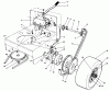 Rasenmäher Antrieb 30175 - Toro Mid-Size ProLine Traction Unit, Gear Drive, 14 hp (SN: 20000001 - 29999999) (1992) Ersatzteile AXLE ASSEMBLY