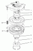 Rasenmäher Antrieb 30177 - Toro Mid-Size ProLine Traction Unit, Gear Drive, 14 hp (SN: 795101 - 799999) (1997) Ersatzteile CLUTCH ASM NO. 54-3200
