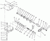 Rasenmäher Antrieb 30177 - Toro Mid-Size ProLine Traction Unit, Gear Drive, 15 hp (SN: 890001 - 899999) (1998) Ersatzteile PEERLESS TRANSMISSION MODEL 700-082