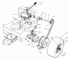 Rasenmäher Antrieb 30180 - Toro Mid-Size ProLine Traction Unit, Gear Drive, 16 hp (SN: 490001 - 490730) (1994) Ersatzteile AXLE ASSEMBLY