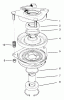 Rasenmäher Antrieb 30183 - Toro Mid-Size ProLine Traction Unit, Gear Drive, 18 hp (SN: 790001 - 799999) (1997) Ersatzteile CLUTCH ASM