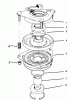 Rasenmäher Antrieb 30186 - Toro Mid-Size ProLine Traction Unit, Hydro Drive, 14 hp (SN: 590001 - 599999) (1995) Ersatzteile CLUTCH ASSEMBLY NO. 54-3200