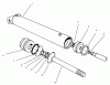 Rasen- und Garten Traktoren 30611 - Toro Groundsmaster 120 Tractor (SN: 690001 - 699999) (1996) Ersatzteile HYDRAULIC LIFT CYLINDER NO. 54-0150