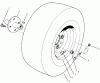 Rasen- und Garten Traktoren 30612 - Toro Groundsmaster 120 Tractor (SN: 210000001 - 210999999) (2001) Ersatzteile FRONT WHEEL ASSEMBLY