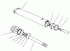 Rasen- und Garten Traktoren 30612TE - Toro Groundsmaster 120 Tractor (SN: 220000001 - 220999999) (2002) Ersatzteile HYDRAULIC LIFT CYLINDER NO. 54-0150