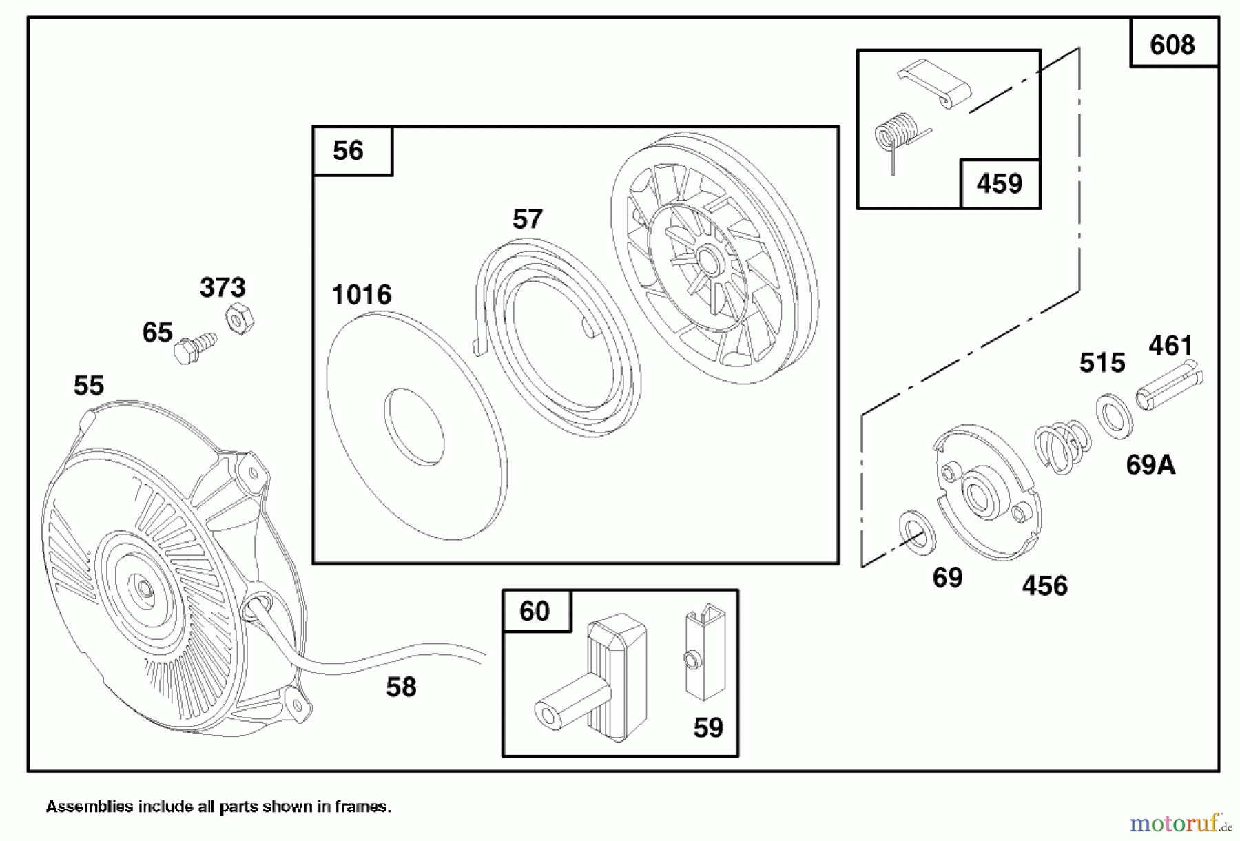  Laubbläser / Laubsauger 62924 - Toro 5 hp Lawn Vacuum (SN: 9900001 - 9999999) (1999) ENGINE BRIGGS & STRATTON MODEL 135202-0263-01 #6