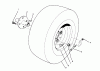 Rasen- und Garten Traktoren 30718 - Toro ProLine 118 (SN: 4900001 - 4999999) (1994) Ersatzteile FRONT WHEEL ASSEMBLY