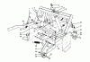 Rasen- und Garten Traktoren 30718 - Toro ProLine 118 (SN: 4900001 - 4999999) (1994) Ersatzteile PARKING BRAKE & LIFT FRAME ASSEMBLY