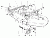 Rasen- und Garten Traktoren 30775 - Toro Groundsmaster 52 (SN: 100001 - 199999) (1981) Ersatzteile DECK SUSPENSION ASSEMBLY