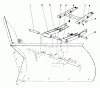 Rasen- und Garten Traktoren 30775 - Toro Groundsmaster 52 (SN: 100001 - 199999) (1981) Ersatzteile V-PLOW INSTALLATION NO. 30755 (OPTIONAL)