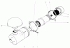 Rasen- und Garten Traktoren 30775 - Toro Groundsmaster 52 (SN: 300001 - 399999) (1983) Ersatzteile AIR CLEANER ASSEMBLY 11-4659