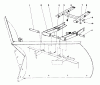 Rasen- und Garten Traktoren 30775 - Toro Groundsmaster 52 (SN: 400001 - 499999) (1984) Ersatzteile V-PLOW INSTALLATION NO. 30755 (OPTIONAL)