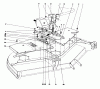 Rasen- und Garten Traktoren 30775 - Toro Groundsmaster 52 (SN: 600001 - 699999) (1986) Ersatzteile CUTTING UNIT MODEL NO. 30568 #3