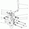 Rasen- und Garten Traktoren 30798 - Toro Groundsmaster 220 (SN: 2000001 - 2999999) (1992) Ersatzteile VALVE & LEVER ASSEMBLY