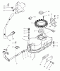 Rasen- und Garten Traktoren 74101 (620-Z) - Toro Tractor (SN: 490001 - 499999) (1994) Ersatzteile GEARCASE & IGNITION ASSEMBLY