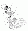 Rasen- und Garten Traktoren 74101 (620-Z) - Toro Tractor (SN: 690001 - 699999) (1996) Ersatzteile OIL FILTER ASSEMBLY
