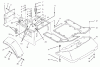 Rasen- und Garten Traktoren 74041 (616-Z) - Toro Tractor (SN: 49000001 - 49999999) (1994) Ersatzteile FENDERS & FLOOR PAN ASSEMBLY