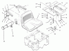 Rasen- und Garten Traktoren 74041 (616-Z) - Toro Tractor (SN: 49000001 - 49999999) (1994) Ersatzteile SEAT ASSEMBLY