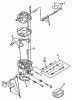 Rasen- und Garten Traktoren Y1-12OE01 - Toro 612-Z Tractor (1990) Ersatzteile CARBURETOR COMPONENTS-616-Z