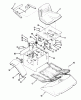 Rasen- und Garten Traktoren Y1-20OE02 - Toro 620-Z Tractor (SN: 1000001 - 1999999) (1991) Ersatzteile FENDERS, FLOOR PAN AND SEAT