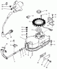 Rasen- und Garten Traktoren Y1-16OE04 - Toro 616-Z Tractor (SN: 2000001 - 2999999) (1992) Ersatzteile GEARCASE & IGNITION ASSEMBLY