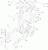 Mäher, Stand-on 74534 - Toro GrandStand Mower, 36" TURBO FORCE Cutting Unit (SN: 311000001 - 311999999) (2011) Ersatzteile MAIN FRAME ASSEMBLY