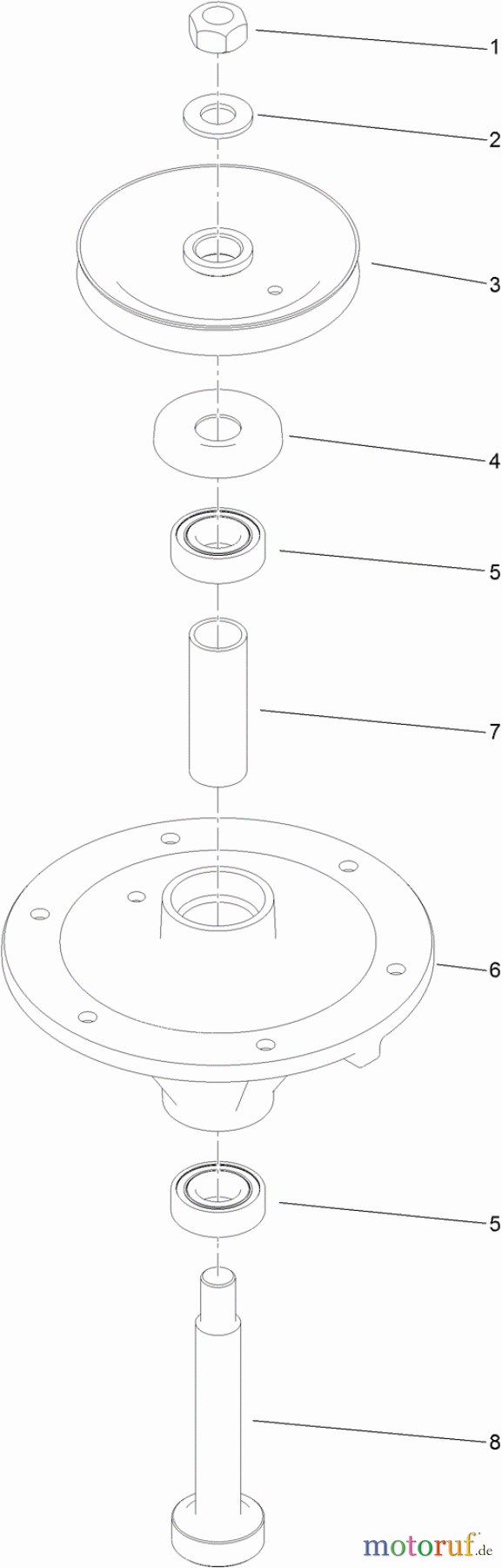 Mäher, Stand-on 74534 - Toro GrandStand Mower, 36
