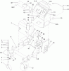 Mäher, Stand-on 74536 - Toro GrandStand Mower, 40" TURBO FORCE Cutting Unit (SN: 312000001 - 312999999) (2012) Ersatzteile MAIN FRAME ASSEMBLY