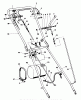 Rasenmäher 23267 - Toro Walk-Behind Mower (SN: 8000001 - 8999999) (1978) Ersatzteile HANDLE ASSEMBLY