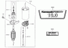 Zerto-Turn Mäher 74173 (Z149) - Toro Z Master Mower, 52" SFS Side Discharge Deck (SN: 200000001 - 200999999) (2000) Ersatzteile STARTER/DECALS-KAWASAKI FH601V-S07