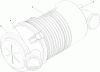 Zubehör 25400 - Toro Pro Sneak 360 Vibratory Plow (SN: 313000001 - 313999999) (2013) Ersatzteile AIR CLEANER ASSEMBLY NO. 106-5277