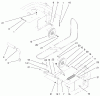 Zerto-Turn Mäher 74203 (Z255) - Toro Z Master Mower, 62" SFS Side Discharge Deck (SN: 990001 - 991999) (1999) Ersatzteile IDLER ASSEMBLY