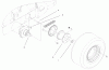 Compact Utility Loaders 22302 - Toro Dingo 220-D Traction Unit (SN: 990001 - 999999) (1999) Ersatzteile REAR WHEEL ASSEMBLY