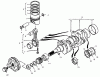Compact Utility Loaders 22302TE - Toro Dingo 220-D Traction Unit (SN: 990001 - 999999) (1999) Ersatzteile PISTON AND CRANKSHAFT ASSEMBLY