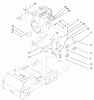 Compact Utility Loaders 22303 - Toro Dingo 320-D Compact Utility Loader (SN: 220000001 - 220999999) (2002) Ersatzteile ENGINE MOUNT ASSEMBLY