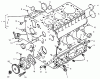 Compact Utility Loaders 22303 - Toro Dingo 320-D Traction Unit (SN: 200000001 - 200000500) (2000) Ersatzteile CRANKCASE ASSEMBLY