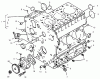 Compact Utility Loaders 22303 - Toro Dingo 320-D Traction Unit (SN: 200000501 - 200999999) (2000) Ersatzteile CRANKCASE ASSEMBLY
