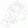 Compact Utility Loaders 22303 - Toro Dingo 320-D Traction Unit (SN: 990001 - 999999) (1999) Ersatzteile REAR COVER ASSEMBLY