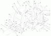 Compact Utility Loaders 22305 - Toro Dingo 322 Compact Utility Loader (SN: 220000001 - 220000200) (2002) Ersatzteile FRAME AND LOADER ARM ASSEMBLY