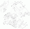 Compact Utility Loaders 22306 - Toro Dingo TX 420 Compact Utility Loader (SN: 210000501 - 210999999) (2001) Ersatzteile HOOD ASSEMBLY