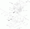 Baumstumpffräsen 22602 - Toro 13 hp Stump Grinder (SN: 311000001 - 311999999) (2011) Ersatzteile ENGINE AND FRAME ASSEMBLY
