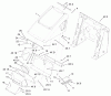 Compact Utility Loaders 22306 - Toro Dingo TX 420 Compact Utility Loader (SN: 220000001 - 220000400) (2002) Ersatzteile HOOD ASSEMBLY
