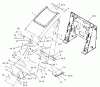 Compact Utility Loaders 22306 - Toro Dingo TX 420 Compact Utility Loader (SN: 230000001 - 230000300) (2003) Ersatzteile HOOD ASSEMBLY