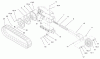Compact Utility Loaders 22306 - Toro Dingo TX 420 Traction Unit (SN: 210000001 - 210000500) (2001) Ersatzteile TRACK AND TRACTION ASSEMBLY